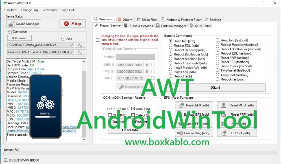 AWT - AndroidWinTool