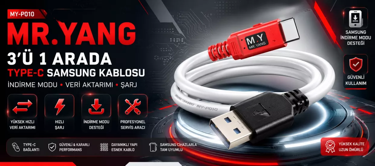 Mr.Yang MY-P010 Samsung Download  ve Data Kablosu