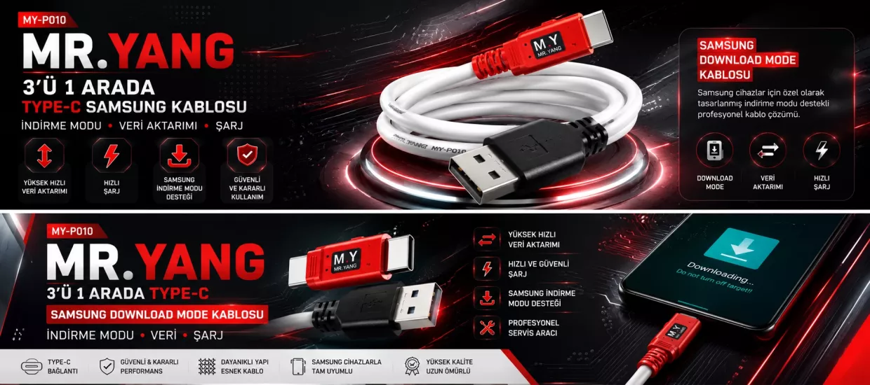 Mr.Yang MY-P010 Samsung Download  ve Data Kablosu